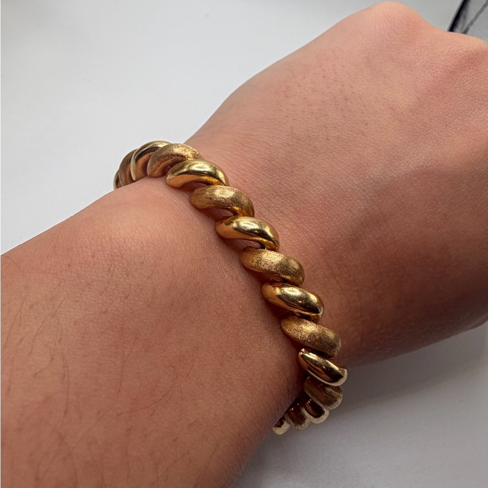 Beautiful!! 14kt Yellow Gold San Marco Bracelet